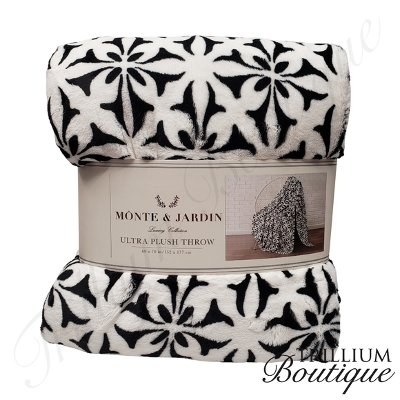 Monte & Jardin Bedding Monte Jardin Ultrasoft Plush Throw Blanket
